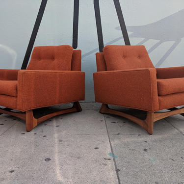 Set of 2406-C Chairs designed by Adrian Pearsall for Craft Associates. 1950's 