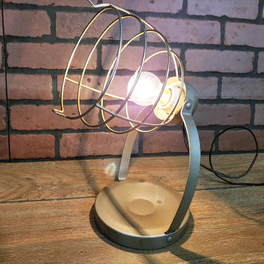 Kemore Steampunk Industrial Wire Metal Desk Lamp Model 319-71400 