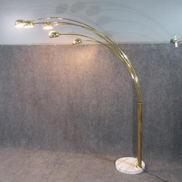 Scandinavian Midcentury Brass Floor Lamp by Hans Bergström for Ateljé Lyktan