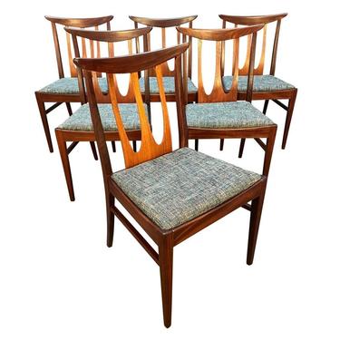 Set of 6 Vintage British Mid Century Modern "Brasilia" Teak Dining Chairs by G Plan 