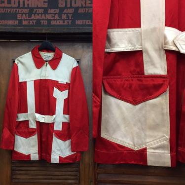 Vintage 1950’s Satin Jockey Racing Jacket, Horse Derby, Jockey, 50’a Era, Vintage Clothing 