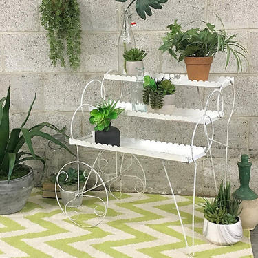 LOCAL PICKUP ONLY ----------------- Vintage Metal Plant Stand 