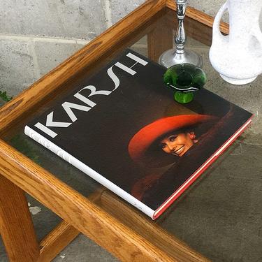Vintage Photography Book Retro 1980s Yousuf Karsh + Hardcover + First Edition + A 50 Year Retrospective + Celebrities + Authors + Statesmen 