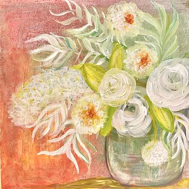 White Bouquet, Original Art By Tanglewood Sue