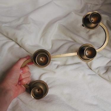 Brass Candlestick Holder | Brass Swirl Candle Holder | Brass Candle Holder | Brass Candle 