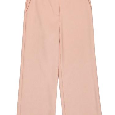 Theory - Light Pink Wide Leg Cropped "Sprinza" Trousers Sz 4