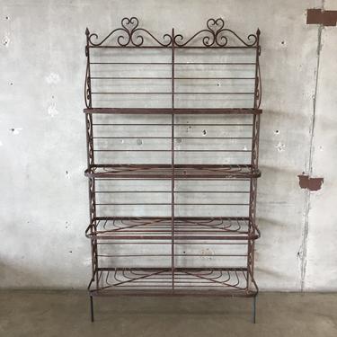 Heavy Iron French Bakers Rack / Plant Stand