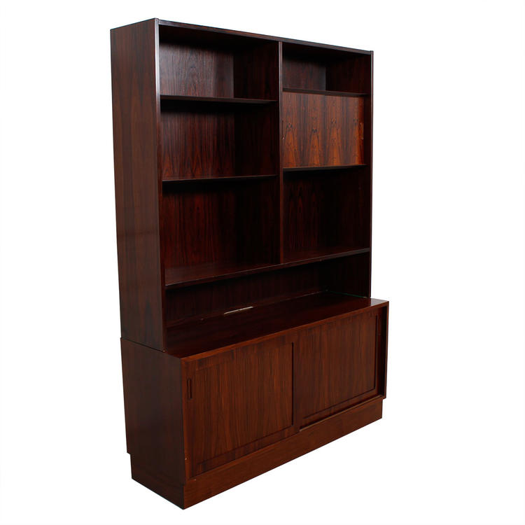 Danish Rosewood Display Cabinet / Bookcase by Hundevad, Denmark