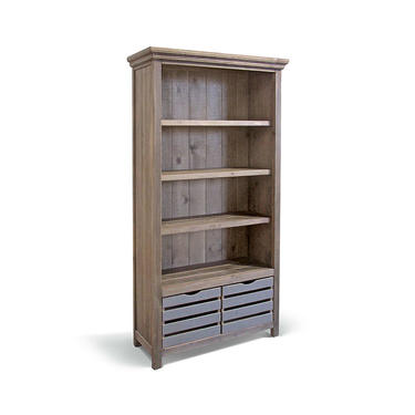 Bookcase, Bookshelves, Farmhouse, Reclaimed Wood, Display Cabinet, Shelves, Cabinet, Handmade, Rustic 