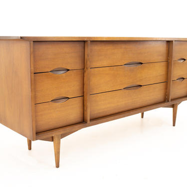 Bassett Furniture Mid Century Lowboy Dresser - mcm 