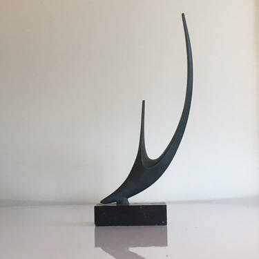 Futurist bronze sculpture 