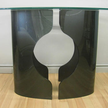 All glass console style of Pierre Cardin 