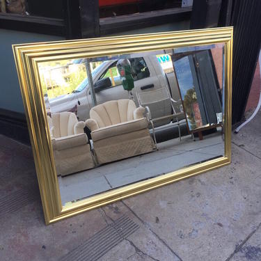 Gravy Train | Large Gold Aluminium Mirror