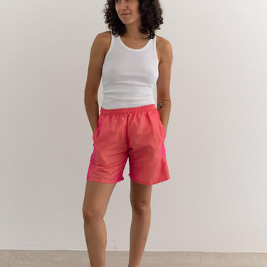 Vintage 26-30 Waist Elastic Pink Iridescent Shorts | 90s | XS S | 