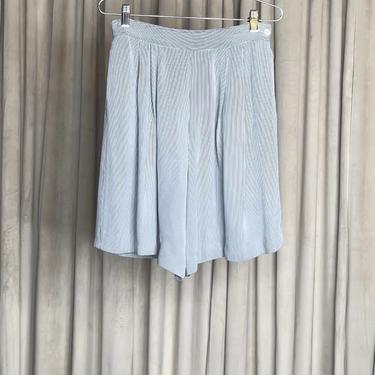 Vintage Designer Gucci High Waisted Pinstripe Shorts