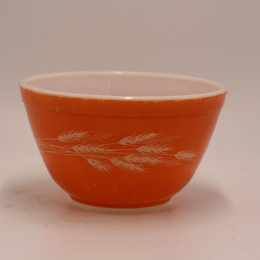 vintage Pyrex autumn harvest bowl #401/small nesting bowl 