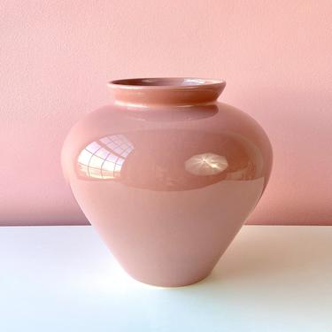 Mauve 80s Haeger-Style Vase 