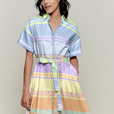 Sarah Shirtdress | Paquin Pastel Stripe