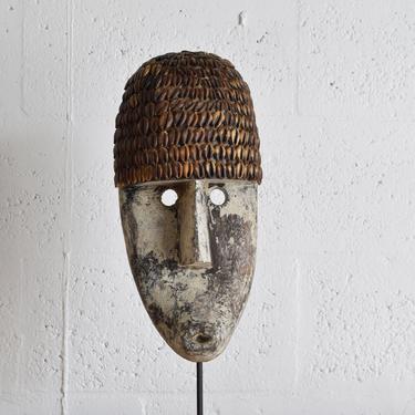 Cowrie Shell Tribal Mask, Teak Wood Sculpture, Boho Chic Decor, Indonesian Mask, Tribal Wall Art, Garden Sculpture 