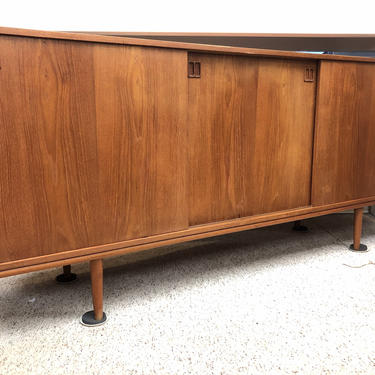 Free and Insured Shippig Within US - Danish Modern TV Stand Console Credenza Cabinet Storage 