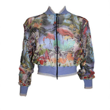 Jean Paul Gaultier Tropical Cropped Jacket