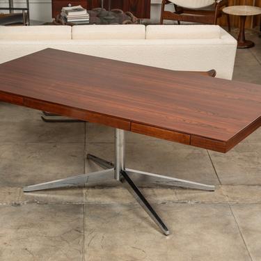 Rosewood Partners Desk by Florence Knoll