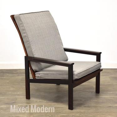 Illum Wikkelso Rosewood High Back Lounge Chair 