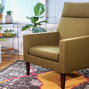 EDWARD WORMLEY DUNBAR - Lounge Chair/Armchair Mid-Century Modern Vintage Arm Chair - Moss Green 