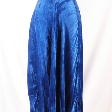 Vintage 1970’s Saint Laurent Bias Cut Velvet Skirt 