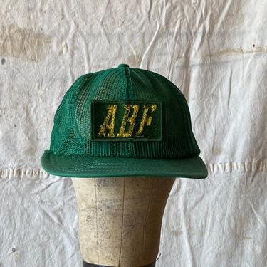 Vintage 1980s ABF Moving Freight Snapback Trucker Hat 