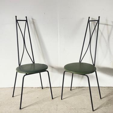 Pair Mid-Century Modern Side Chairs 