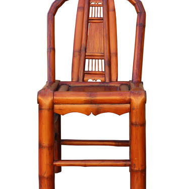 Handmade Classic Oriental Village Bamboo Relax Back Chair wk2597E 