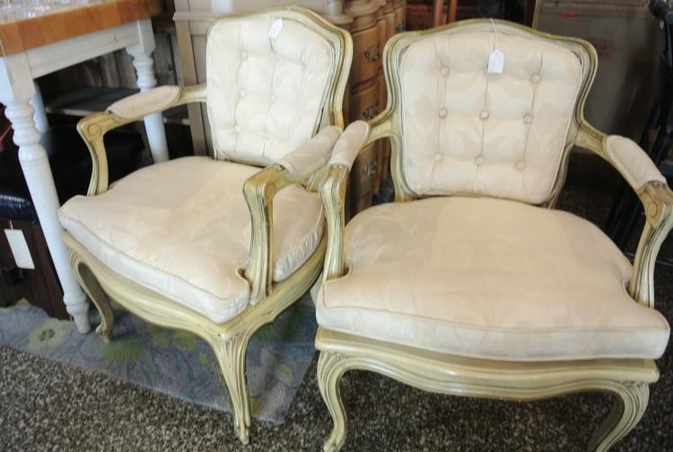 SOLD - Fauteuil Chair - $95 each 2 available
