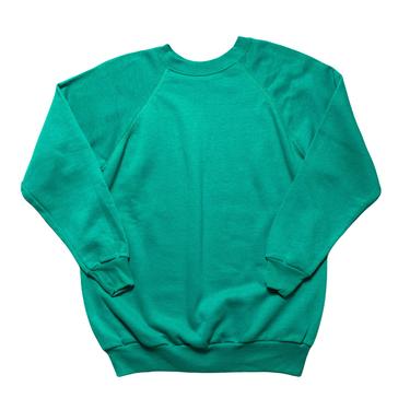 NEW Old Stock ~ Vintage 1980s TULTEX Raglan Sweatshirt ~ fits L ~ Crewneck ~ Jumper ~ Basic / Minimalist ~ 