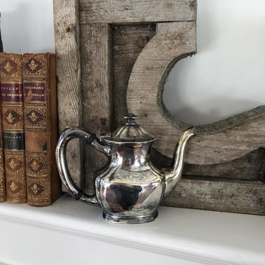 SALE, SALE, SALE - Vintage Hotel Silver Teapot 