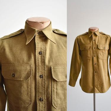 WWII US Army Wool Uniform Shirt 