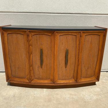 Mid Century Modern Slate Top Credenza / Console / Entry Table / Sideboard by Heritage 