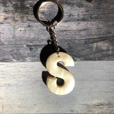 Solid Colored (Multiple Colors) Letter Keychain | Alphabet | Polymer Clay | Gift | Stocking Stuffer | Multiple Colors 