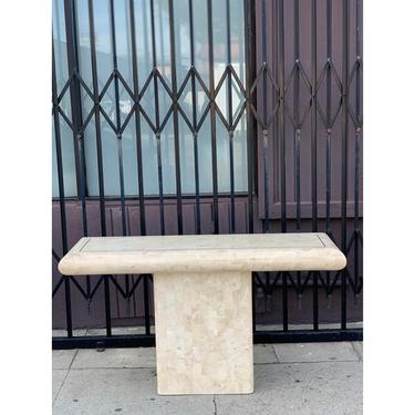Art Deco Tessellated Stone Tile Console Table 