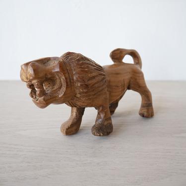 Woodcarved Lion