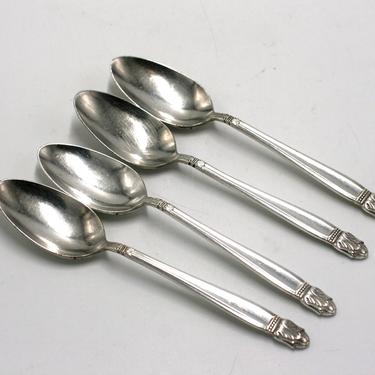 vintage Holmes and Edwards Danish Princess spoons/set of four 