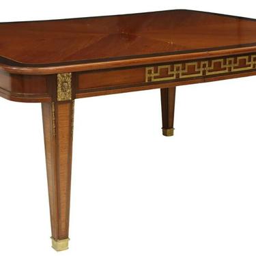 Table, Dining or Center, French Ormolu-Mounted Mahogany Extension Table, 1900s!!