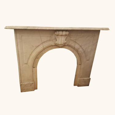 White Marble Mantel  More Information Coming soon