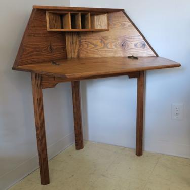 Unique, handmade corner desk (chestnut) - $195