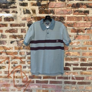Vintage Y2K Giorgio Armani Golf Shirt New With Tags Polo rugby dead stock Made In Italy 