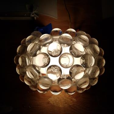 Sconce with Acrylic Knobs. 12 x 7.