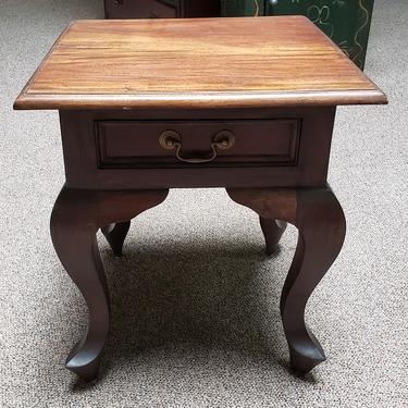 Item #MG8 Mahogany Occasional Table w/ Drawer