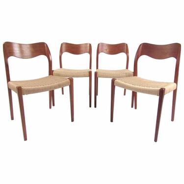 Set of 8 Niels Møller No. 71 Teak Dining Chairs