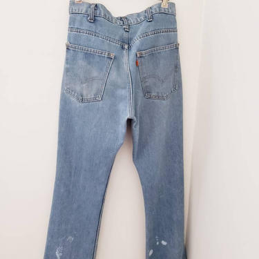 1970s Levi's Blue Jeans Ladies Vintage Denim Flares / 70s Denim Pants / Medium 30 x 30 / Hanelore 