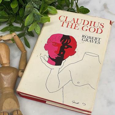 Vintage Claudius The God and His Wife Messalina Book Retro 1960s Robert Graves + Hardback + Roman Empire + Reading + Fiction + Home Decor 